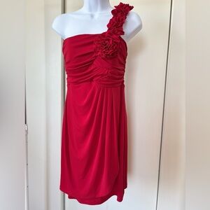 🎉4/30$🎉 Sweet Storm Red One-Shoulder Dress✨ Size M — 8/10